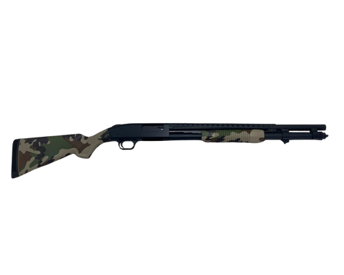 Mossberg 590 Woodland 12 Gauge 20" Black 50710
